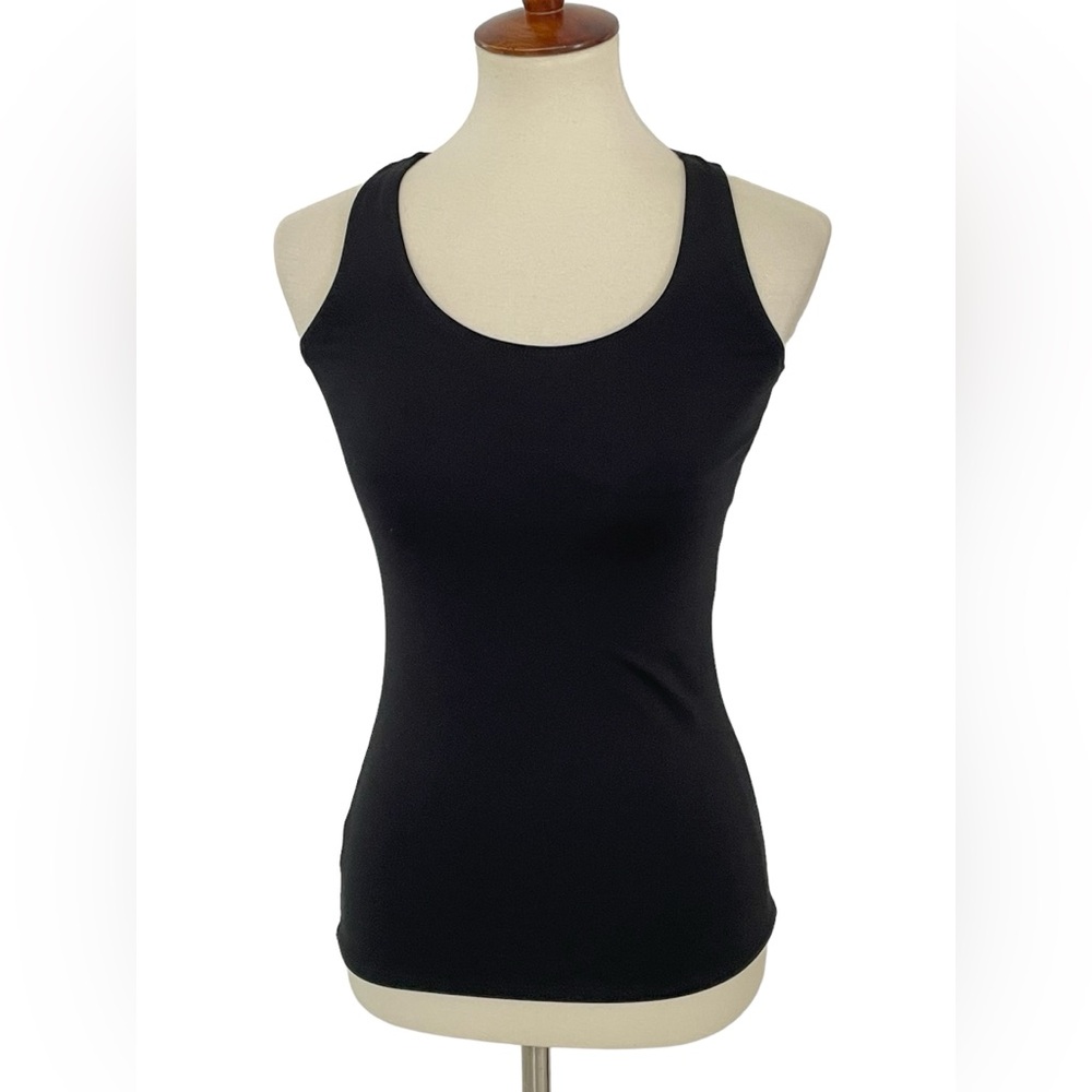 Leapin' Leotards Dance Workout‎ Racerback Tank Black Size Small Lycra - Picture 2 of 9